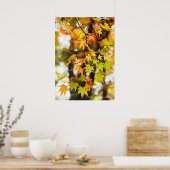 Poster Feuilles d'automne (Cuisine)