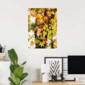 Poster Feuilles d'automne (Bureau à domicile)