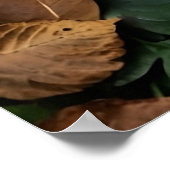 Poster Feuilles d'automne (Coin)