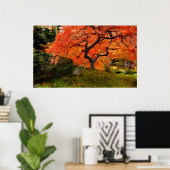 Poster Feuilles d'automne (Bureau à domicile)