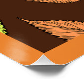 POSTER FEUILLES D'AUTOMNE (Coin)