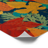 Poster Feuilles d'automne (Coin)