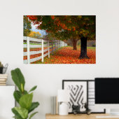 Poster Feuilles d'automne (Bureau à domicile)