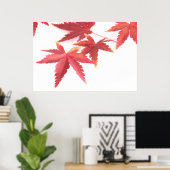 Poster Feuilles d'automne (Bureau à domicile)