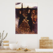 Poster Feuilles d'automne de John Everett Millais (Cuisine)
