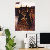 Poster Feuilles d'automne de John Everett Millais (Bureau à domicile)
