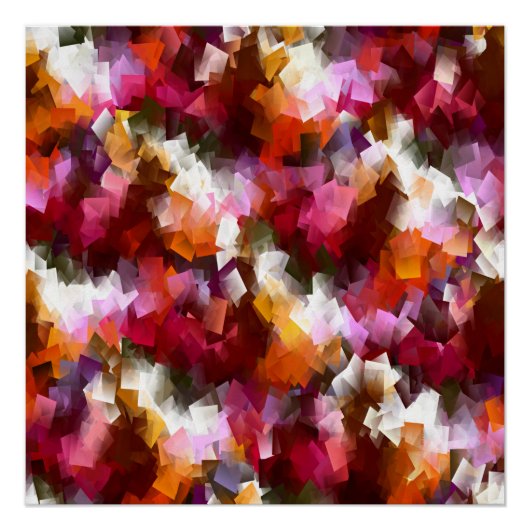 Poster Feuilles d'automne éparpillées... (Devant)