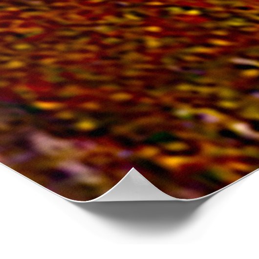 Poster Feuilles d'automne Jaune et pourpre, ZSSPG (Coin)