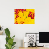 Poster Feuilles d'automne motif (Bureau à domicile)