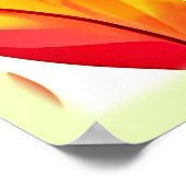 Poster Feuilles d'automne Motif Abstrait (Coin)