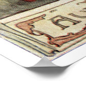 Poster Feuilles d'automne par Anne Anderson (Coin)