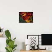 Poster Feuilles d'automne vibrantes (Bureau à domicile)