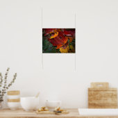 Poster Feuilles d'automne vibrantes (Cuisine)