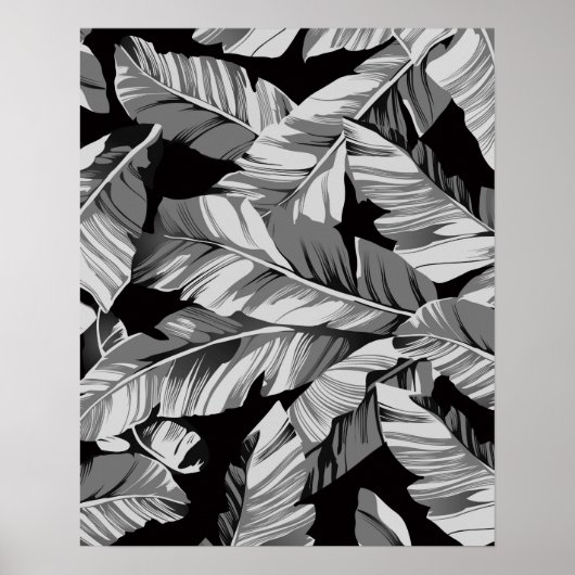 Poster Feuilles de bananier 3 (Devant)