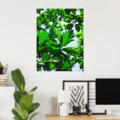 Poster Feuilles de l'arbre à pain (Bureau à domicile)