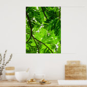 Poster Feuilles de l'arbre à pain (Cuisine)