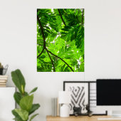 Poster Feuilles de l'arbre à pain (Bureau à domicile)