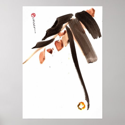 Poster Feuilles de l'art de la vie (Devant)