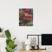 Poster Feuilles de Maple d'automne rouges et jaunes (Bureau à domicile)