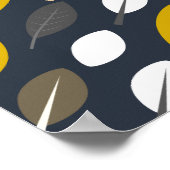 Poster Feuilles de minuit (Coin)