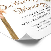 Poster Feuilles de palmier séchées Herbe des pampas En so (Coin)