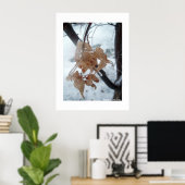 Poster Feuilles de verre (Bureau à domicile)