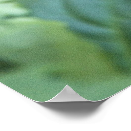 Poster Feuilles d'épinards (Coin)