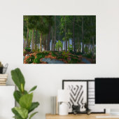Poster Feuilles d'été (Bureau à domicile)