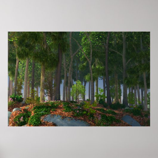 Poster Feuilles d'été (Devant)