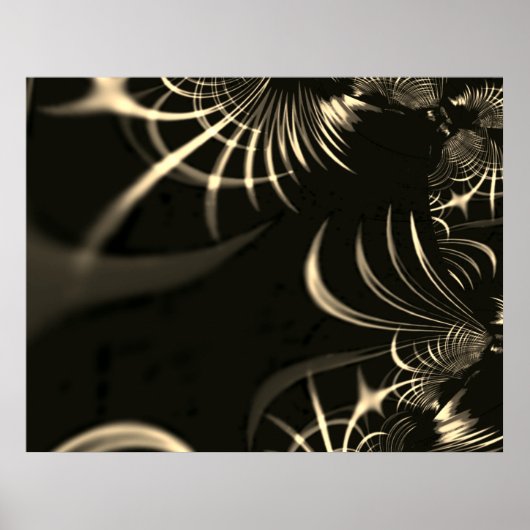 Poster Feuilles d'herbe sèche ou d'épines tordues ? Coule (Devant)