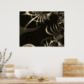 Poster Feuilles d'herbe sèche ou d'épines tordues ? Coule (Cuisine)