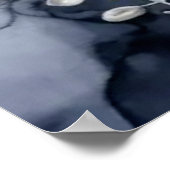 Poster Feuilles dorés décoratifs #1 (Coin)