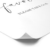 Poster Feuilles en chute - faveurs de la nuptiale s'il vo (Coin)