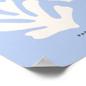 Poster Feuilles Et Bouts De Soleil Coupés Abstraits Forme (Coin)