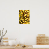POSTER FEUILLES JAUNES D'AUTOMNE (Cuisine)