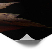POSTER FEUILLES MAPLE BROWN (Coin)