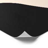 Poster Feuilles minimalistes abstraites (Coin)