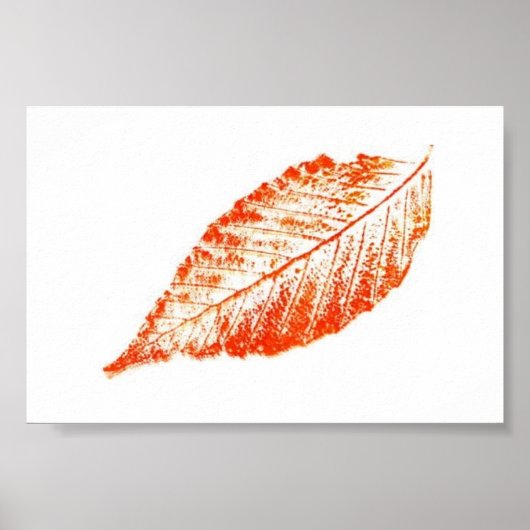 Poster Feuilles Nature Imprimer Mini-Poster (Devant)
