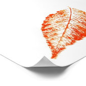 Poster Feuilles Nature Imprimer Mini-Poster (Coin)