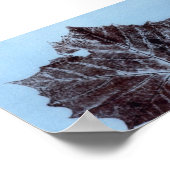 Poster Feuilles Nature Imprimer Mini-Poster (Coin)