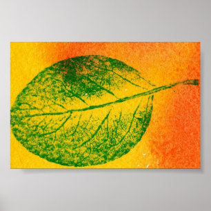 Poster Feuilles Nature Imprimer Mini-Poster