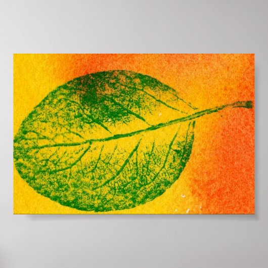 Poster Feuilles Nature Imprimer Mini-Poster (Devant)