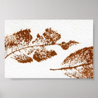 Poster Feuilles Nature Imprimer Mini-Poster