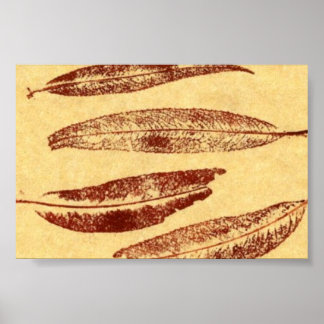 Poster Feuilles Nature Imprimer Mini-Poster