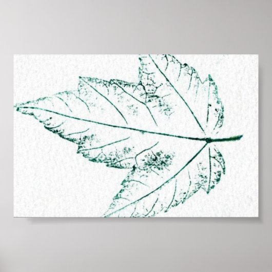Poster Feuilles Nature Imprimer Mini-Poster (Devant)