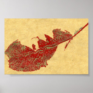 Poster Feuilles Nature Imprimer Mini-Poster
