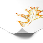 Poster Feuilles Nature Imprimer Mini-Poster (Coin)