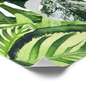 Poster feuilles plantes (Coin)