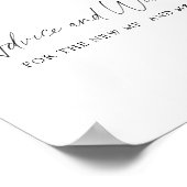 Poster Feuilles qui tombent - conseils et vœux (Coin)