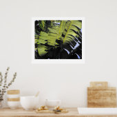 Poster Feuilles tropicaux (Cuisine)